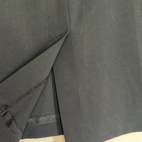 Style and Co Stretch LA Style Onyx Black Knee Length Skirt Size 12 NWT - Picture 6 of 9
